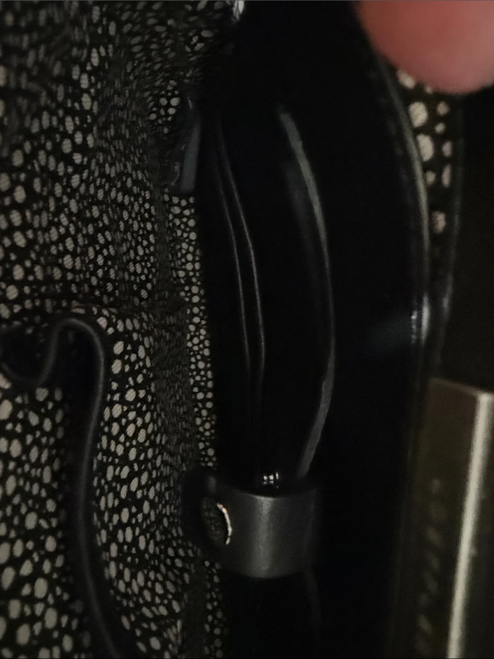 LOEFFLER RANDALL  Black Textured Crossbody sharkskin print. STUNNING!